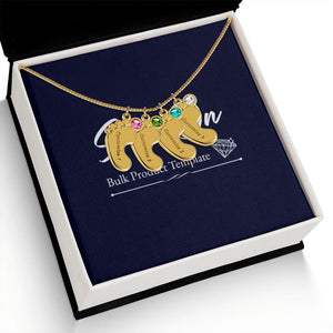 Mother's Day - New Mother Footprint Necklace