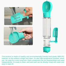 Load image into Gallery viewer, Portable Pet Dog Water Bottle Travel Outdoor Drinking Bowl Feeder Tray 300/500ML