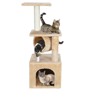 36 Inch Cat Tree Tower Activity Center Large Playing House Condo for Rest&Sleep