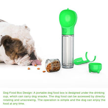 Load image into Gallery viewer, Portable Pet Dog Water Bottle Travel Outdoor Drinking Bowl Feeder Tray 300/500ML