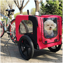 Load image into Gallery viewer, Pet Carrier Dog Bike Bicycle Trailer Stroller Jogging for Small &amp; Large Dogs HOT