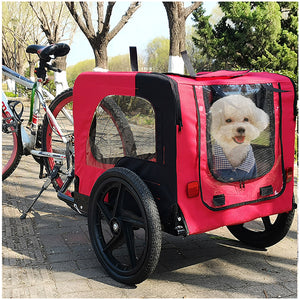 Pet Carrier Dog Bike Bicycle Trailer Stroller Jogging for Small & Large Dogs HOT