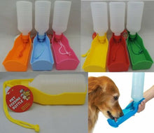 Load image into Gallery viewer, CAT DOG PETS TRAVEL PORTABLE WATER BOTTLE BOWL DRINK DISH BIRD FEEDING PUPPY NEW