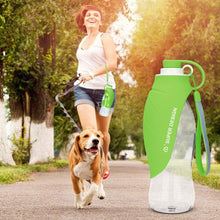 Load image into Gallery viewer, Pet Water Bottle for Travel Portable Water Dispenser for Dogs+Pet Waste Bag 20Oz