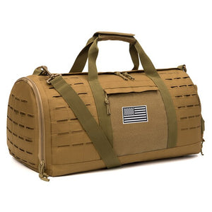 40L Sport Gym Bag Military Duffle Bag for Men Tactical Fitness Duffle Bag Travel Training Bag with Shoe Basketball Weekender Bag