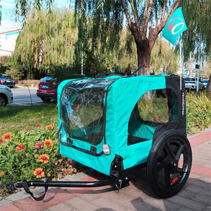 Pet Carrier Dog Bike Bicycle Trailer Stroller Jogging for Small & Large Dogs HOT