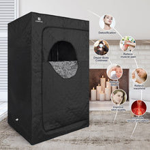 Load image into Gallery viewer, Full Size 1000W 2.6L Personal Steam Sauna Portable Heated Home Spa Detox Therapy