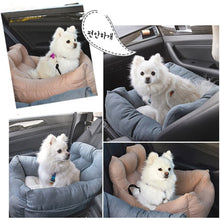 Load image into Gallery viewer, Puppy Car Seat Cover Sofa with Safe Belt Dog Seat Bag Basket Pet Travel Car Seats Cover for Small Medium Dogs Pet Carrier