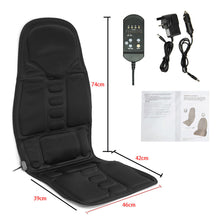 Load image into Gallery viewer, 8 Modes Full Body Massager Cushion Back Seat Chair Car Pad Heat Mat Home Office