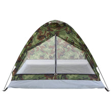 Load image into Gallery viewer, Camping Tent for 1-2 Person Single Layer Outdoor Portable Camouflage Travel Beach Tent Waterproof Ultralight Tent