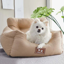 Load image into Gallery viewer, Puppy Car Seat Cover Sofa with Safe Belt Dog Seat Bag Basket Pet Travel Car Seats Cover for Small Medium Dogs Pet Carrier