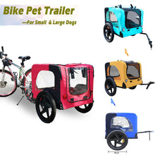 Load image into Gallery viewer, Pet Carrier Dog Bike Bicycle Trailer Stroller Jogging for Small &amp; Large Dogs HOT