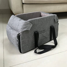 Load image into Gallery viewer, Medium Small Pet Safety Seat Control Console Pet Nest Portable Pet Dog Car Seat Car Armrest Box for Small Dog Cat Travel