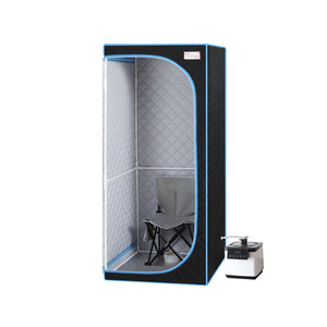 Portable Steam Sauna Tent Home Personal Sauna Room Full Body Spa 2.2L 1000W US