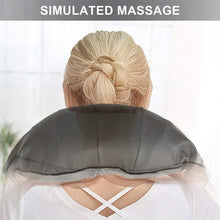 Load image into Gallery viewer, Shiatsu Kneading Neck Shoulder Back Massager Heat - Perfect for Car/Office/Cha